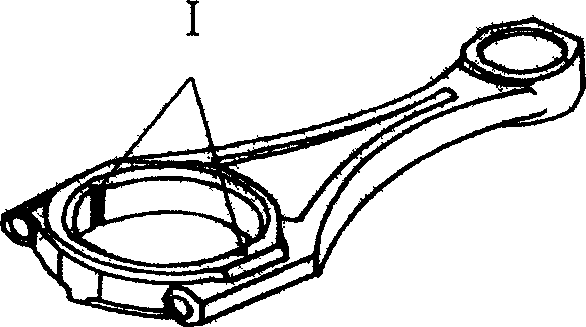 Processing apparatus for initial cracking tank for engine connecting rod