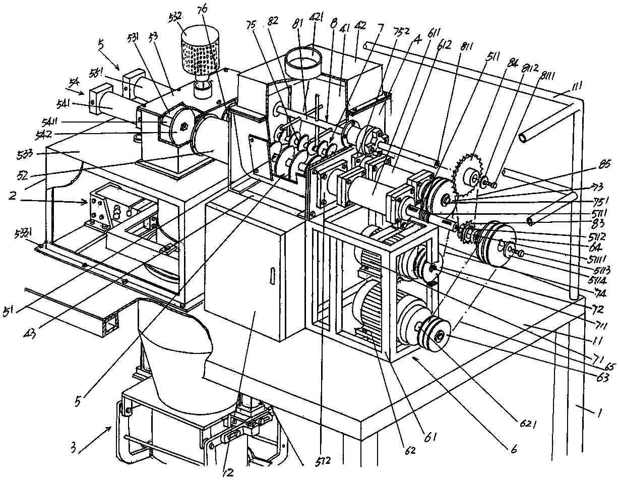 Automatic quantitative packing machine with automatic feeding function