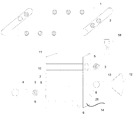 Deodorizing and sterilizing device for low-temperature plasma garbage station