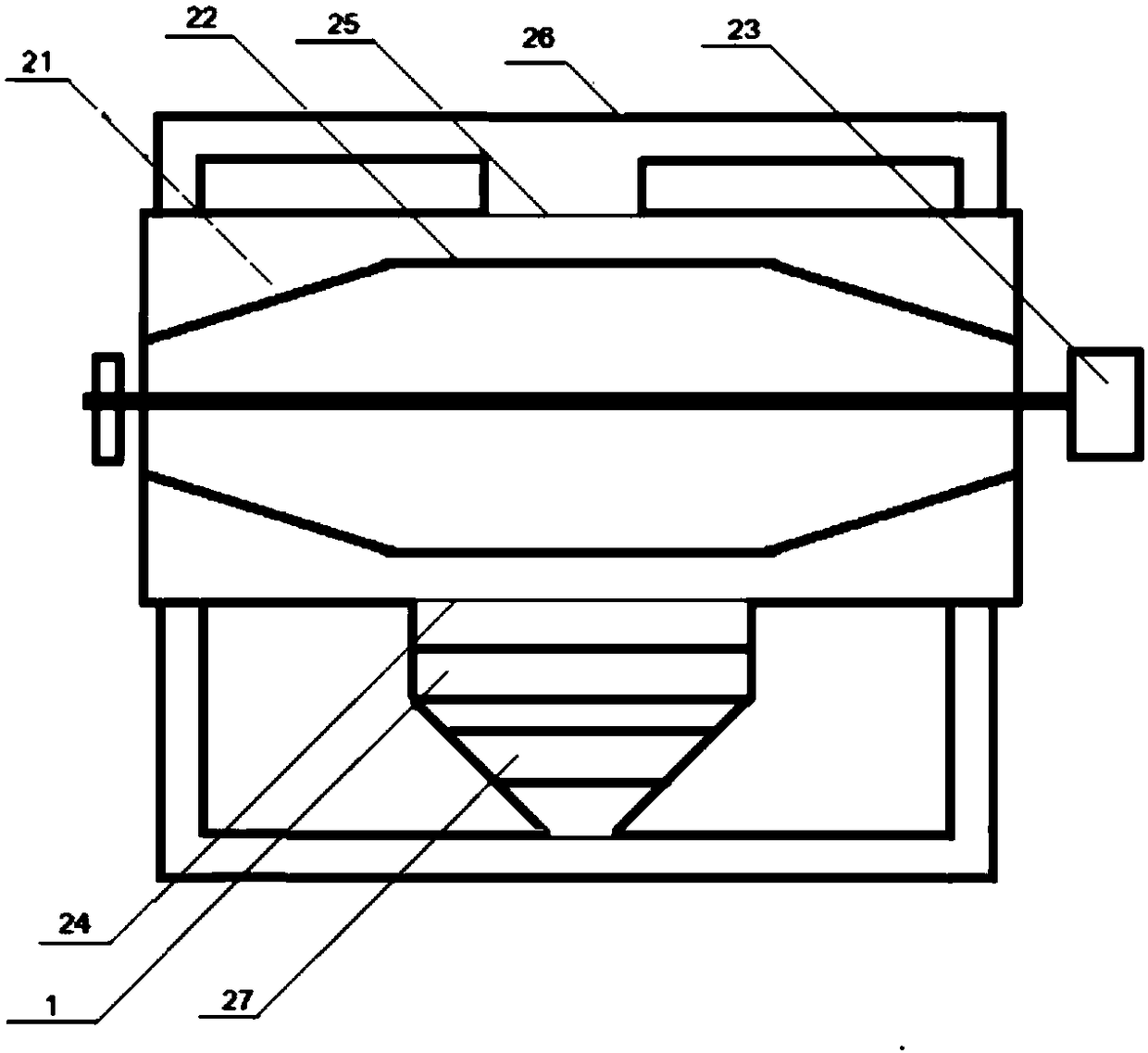 Jetting duct-type composite sheet-type electric pottery hot air tea baking machine