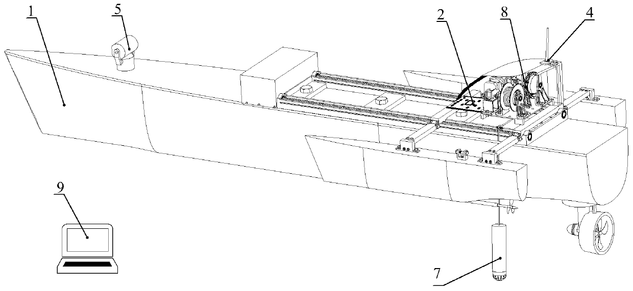 System and method for autonomously detecting water quality conductivity based on unmanned ship