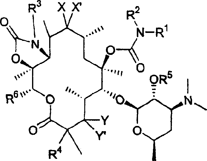 6-o-carbamoyl ketolide antibacterials