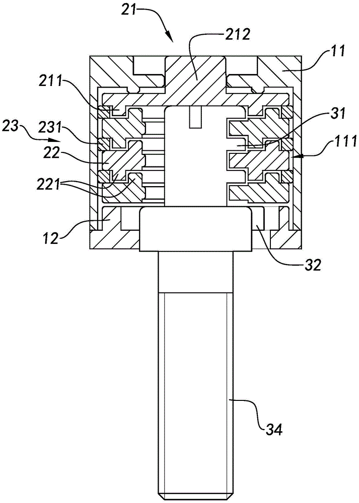 Thread connection device with locking structure