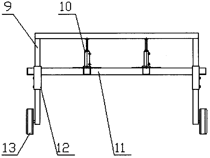 Maize straw three-dimensional returning machine