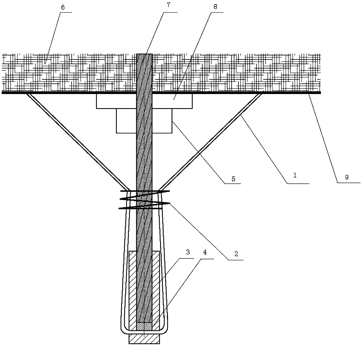 Anchor cable secondary protective device