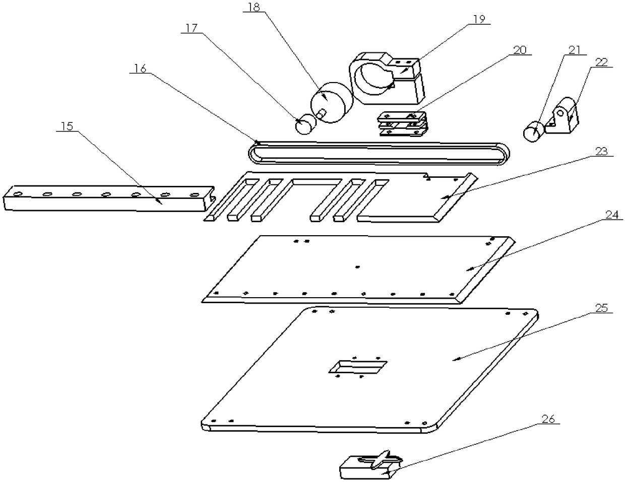 Comb-tooth parking system based on internet of things