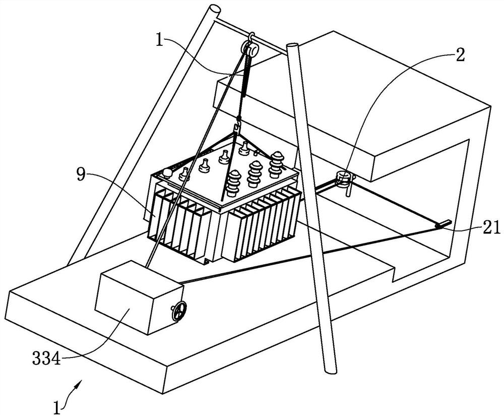 Transformer installation process and equipment