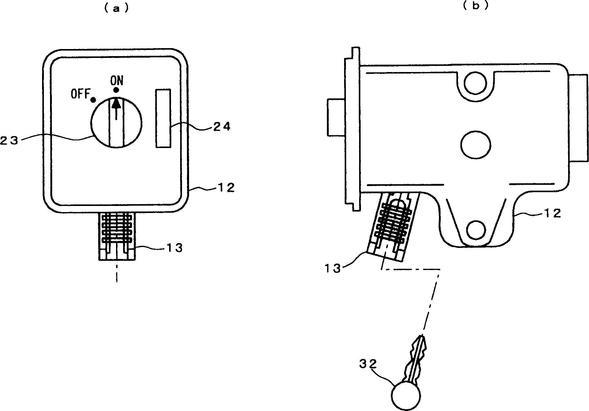 Anti-theft device for matorcycle