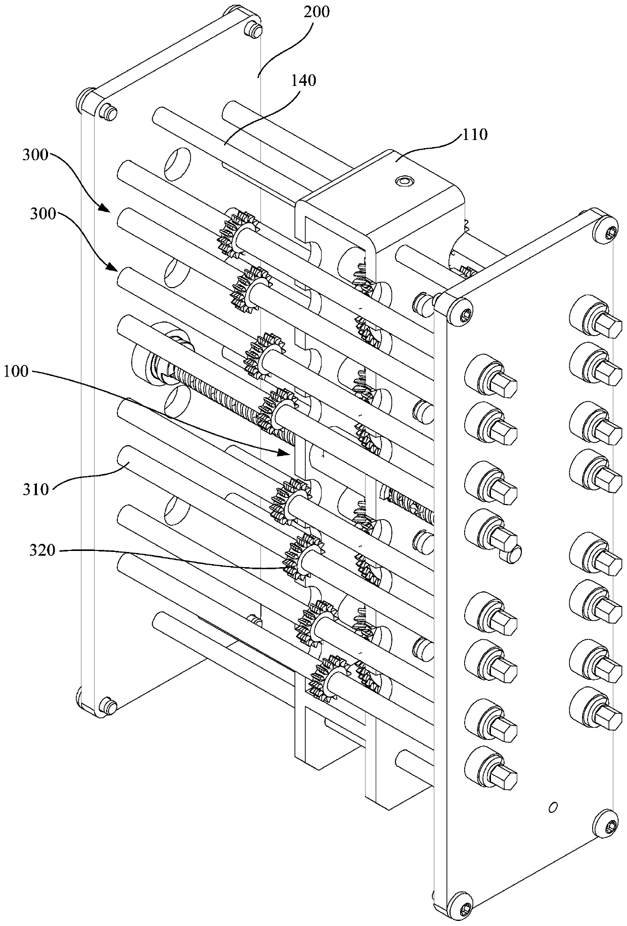 Antenna, transmission device and switching mechanism