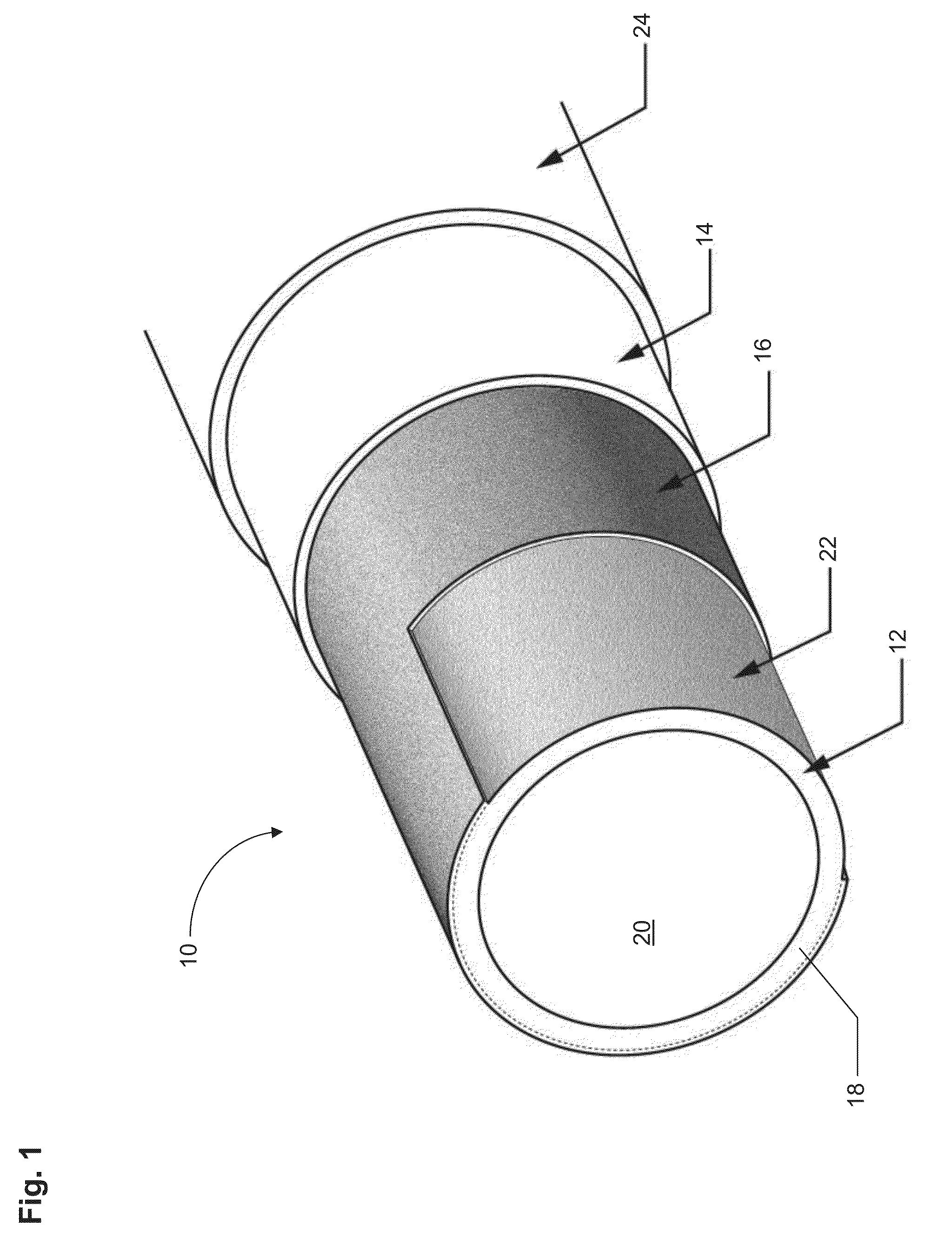 Thermoplastic extrusion with vapor barrier and surface sulfonation