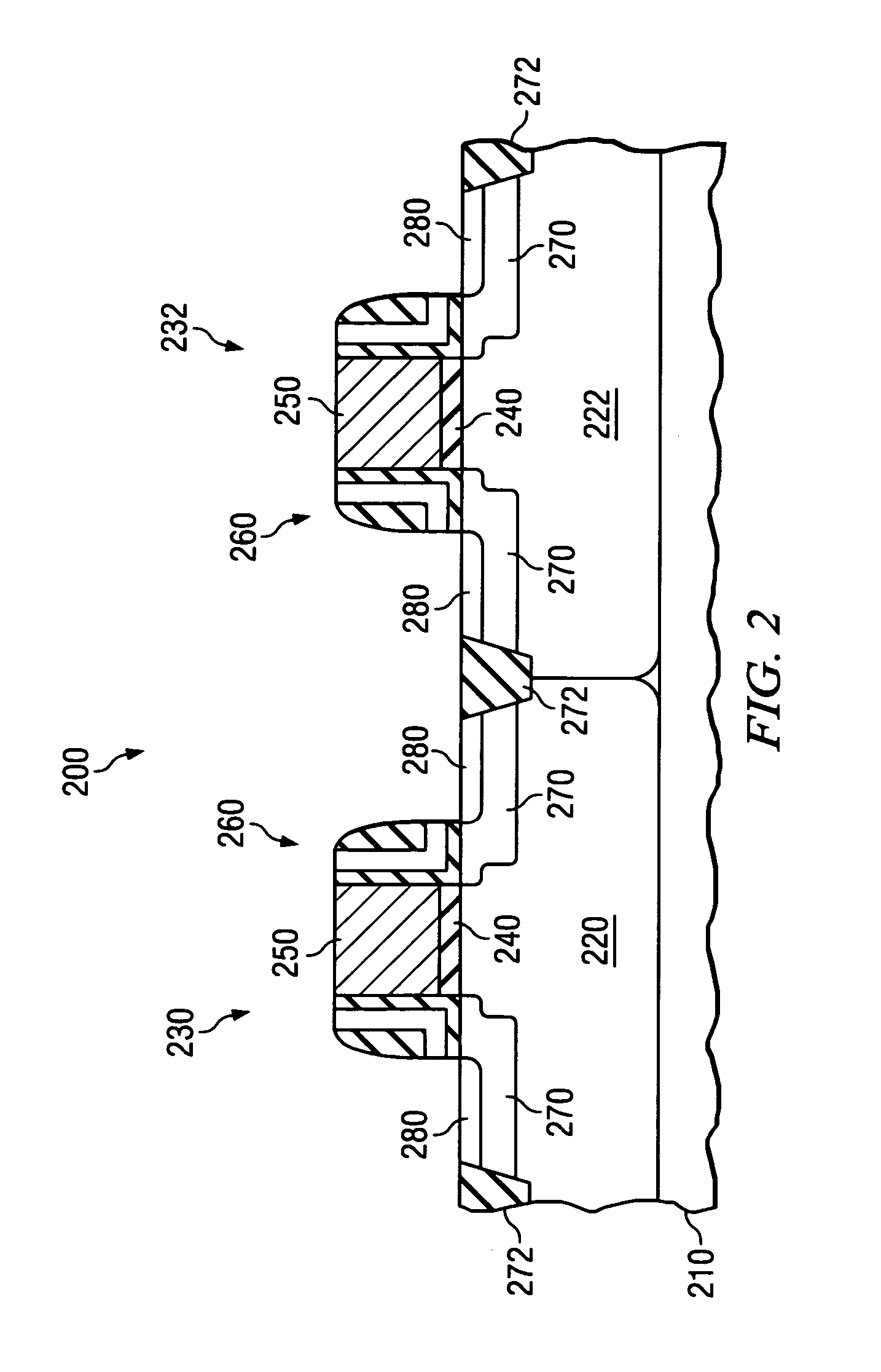 Method of fabricating a microelectronic device using electron beam treatment to induce stress