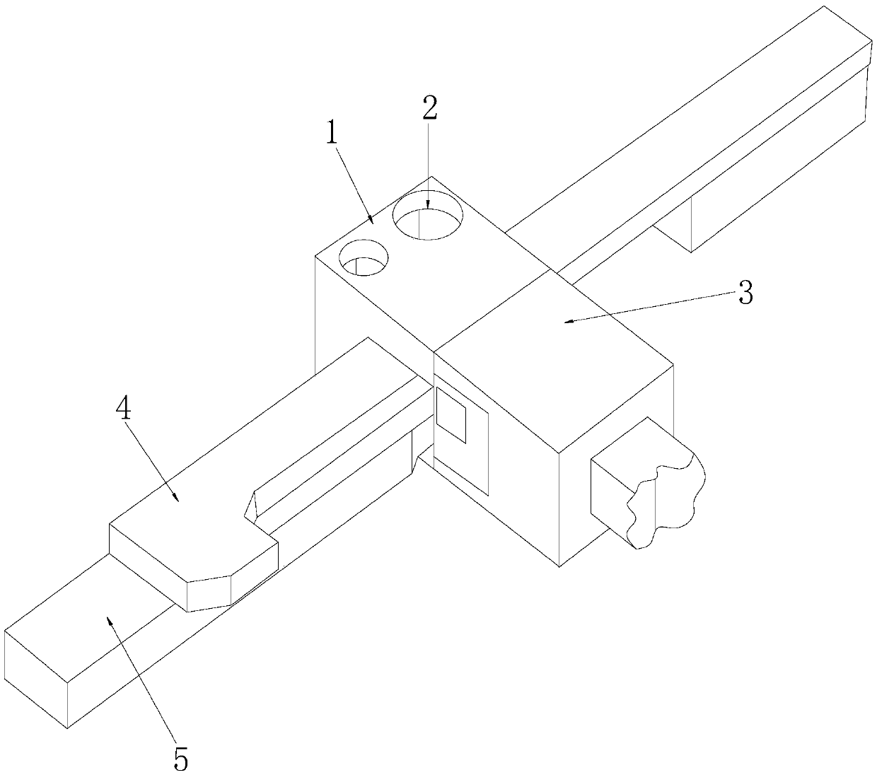 Buckle base structure in plastic mold tensioning mechanism