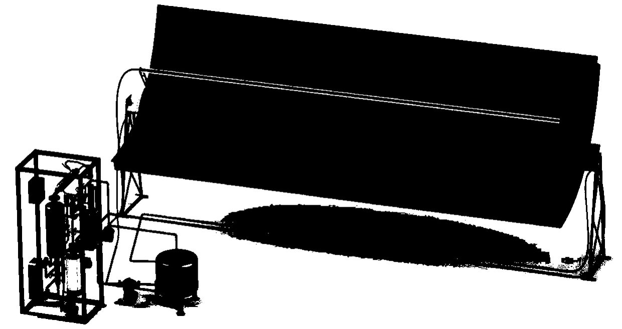 Heat collection-radiation device and refrigeration system thereof