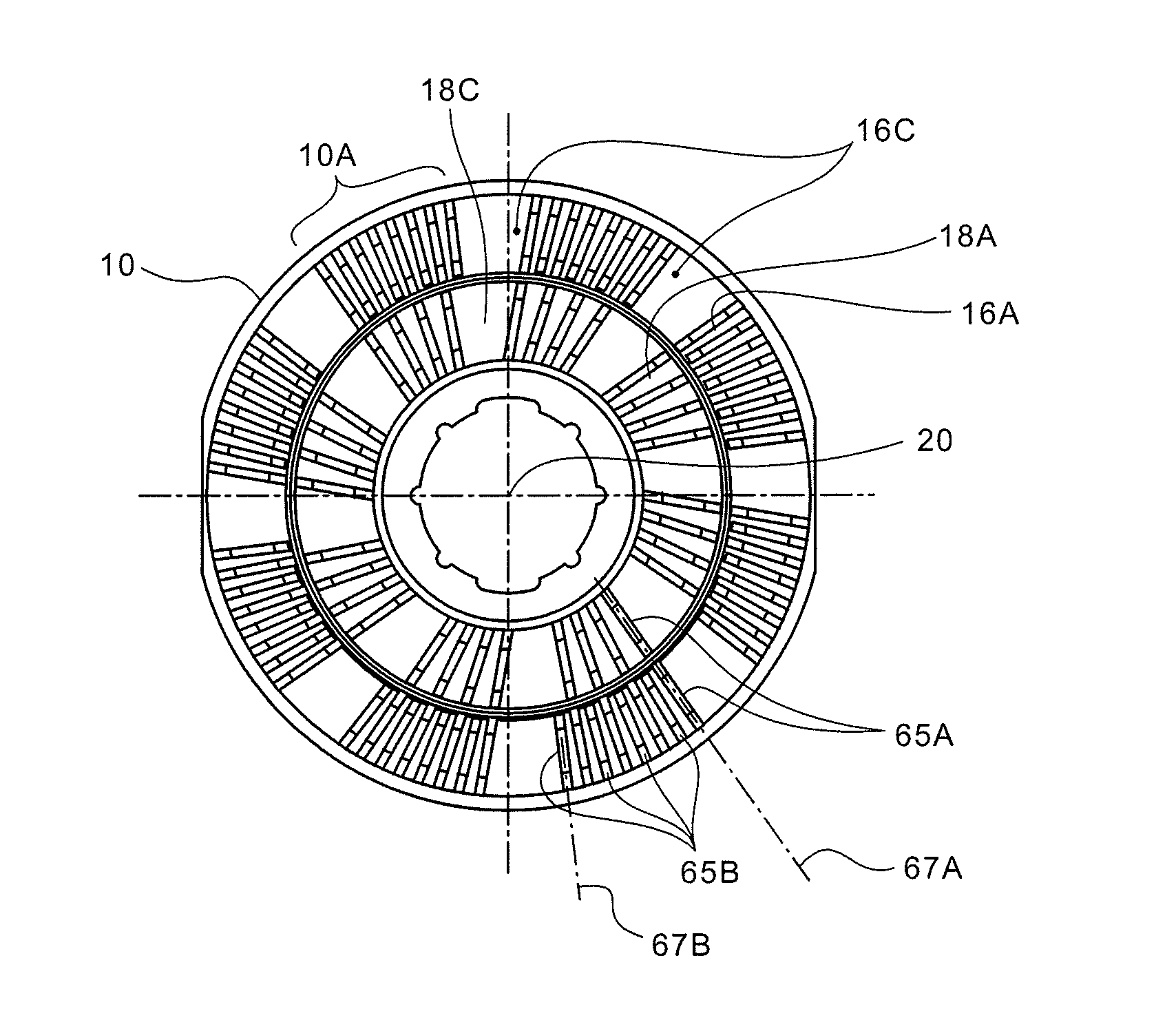 Rotary electric shaver