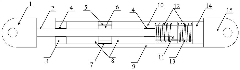 Self-resetting SMA-viscous vibration reduction damper