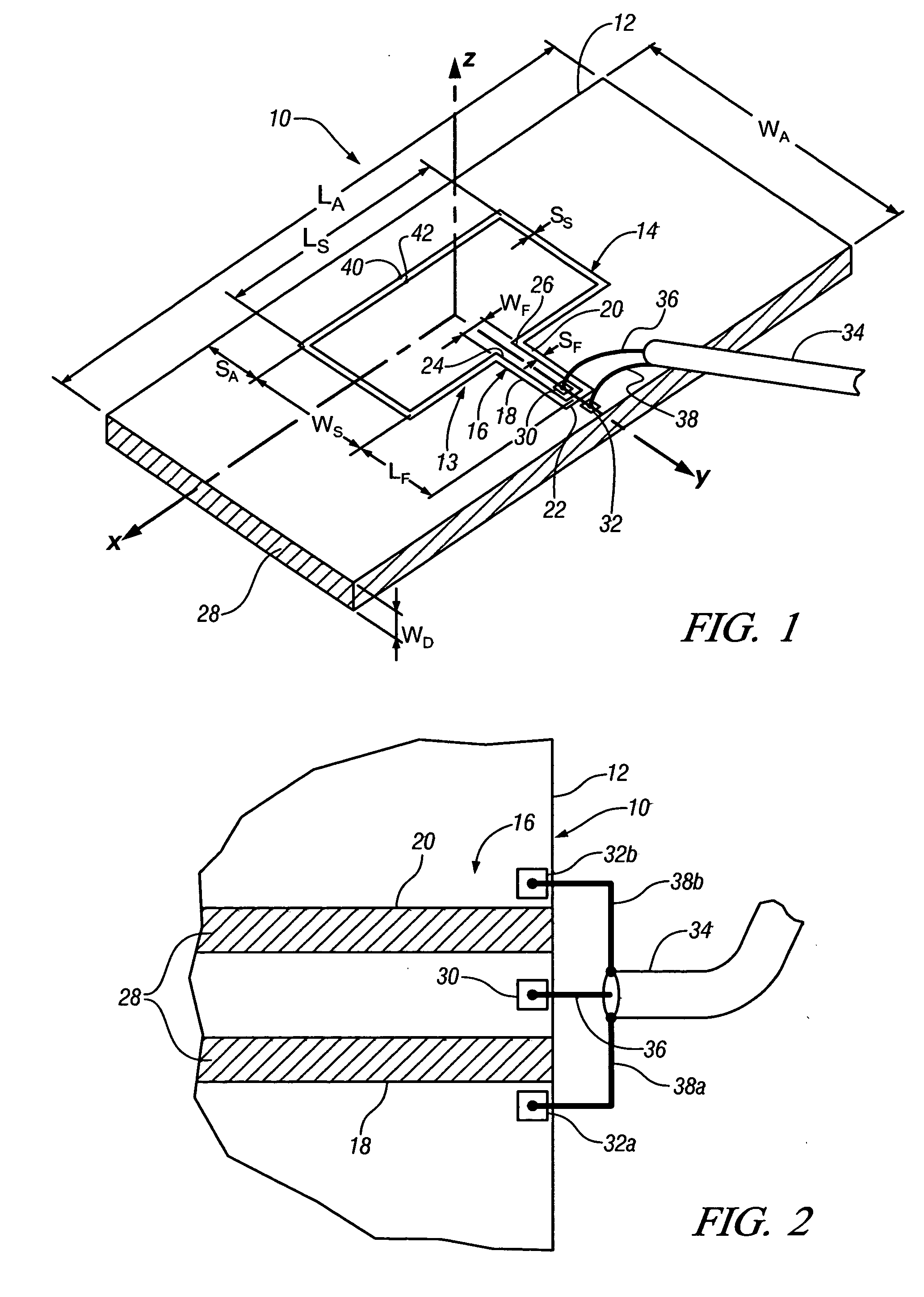 Transparent thin film antenna