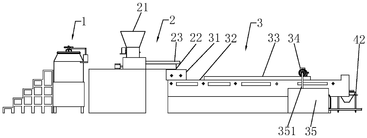 Fireproof spraying powder, preparation method, preparation system and use method