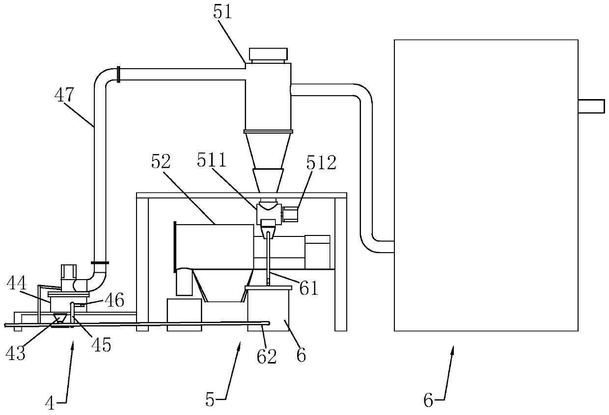 Fireproof spraying powder, preparation method, preparation system and use method