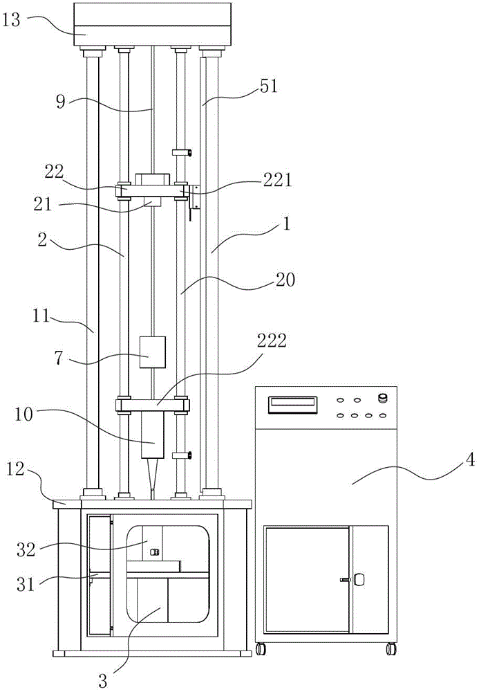 Drop hammer impact testing machine