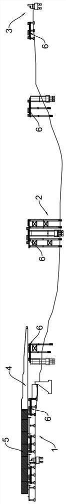 Method for achieving synchronous pushing of large-span steel-concrete composite beams through cable-stayed tower