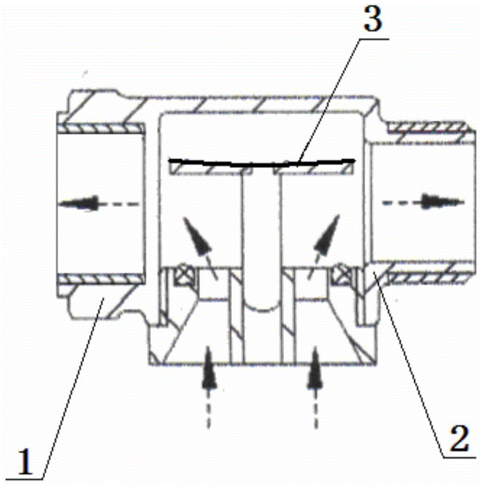 Negative pressure siphon backflow vacuum valve