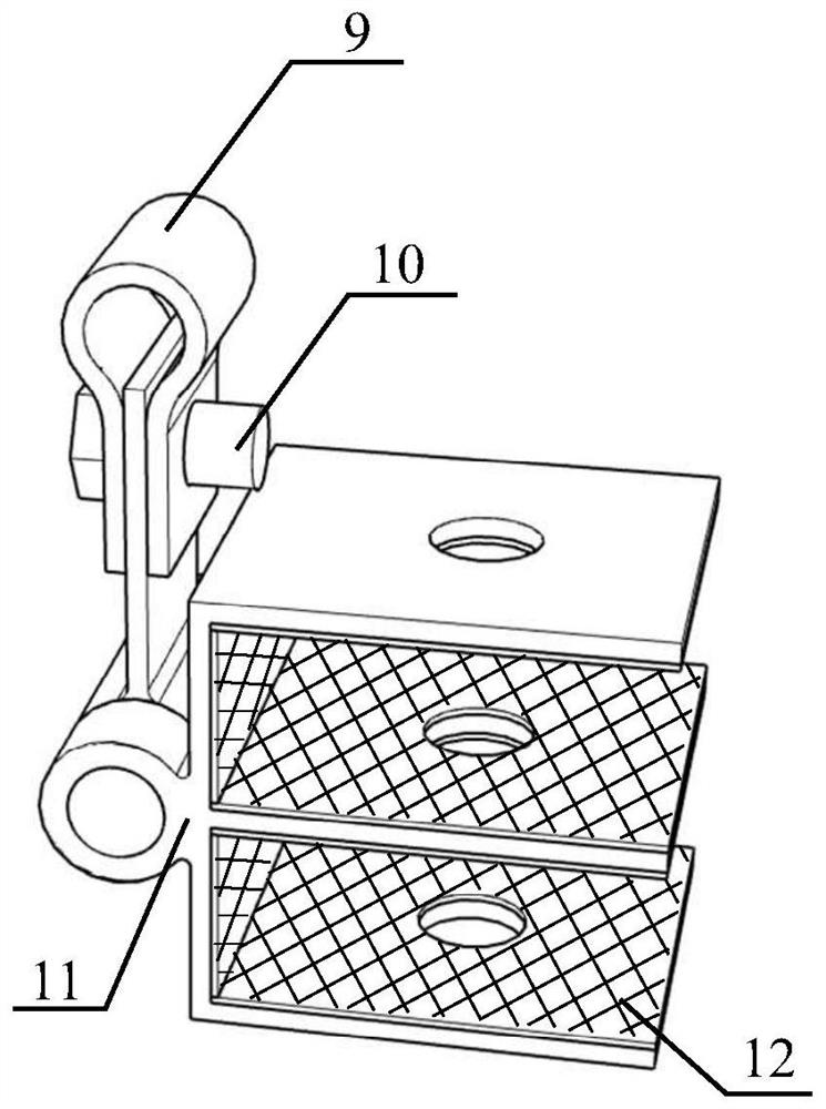 Flexible glass net rockfall protection system for small-particle-size rockfall protection and design method thereof