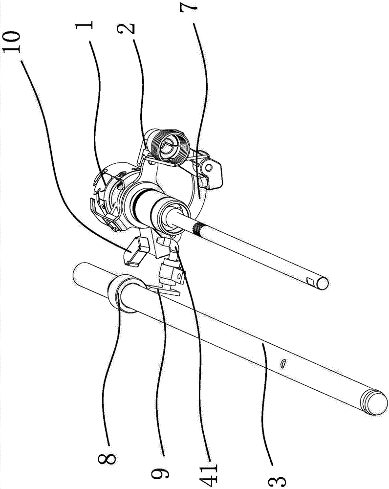 Cleaning structure for sewing machine