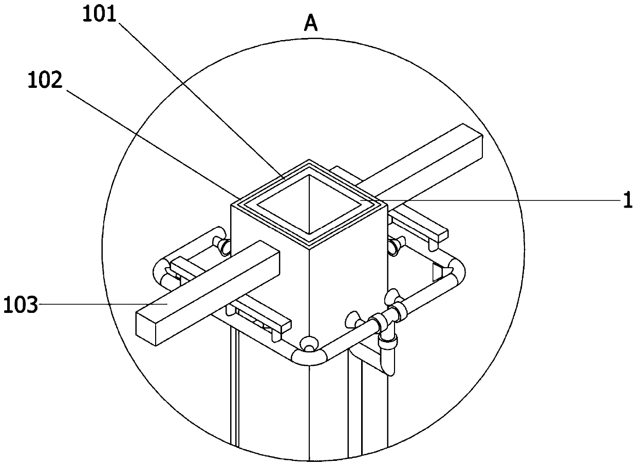 Environment-friendly building energy-saving fireproof steel structure