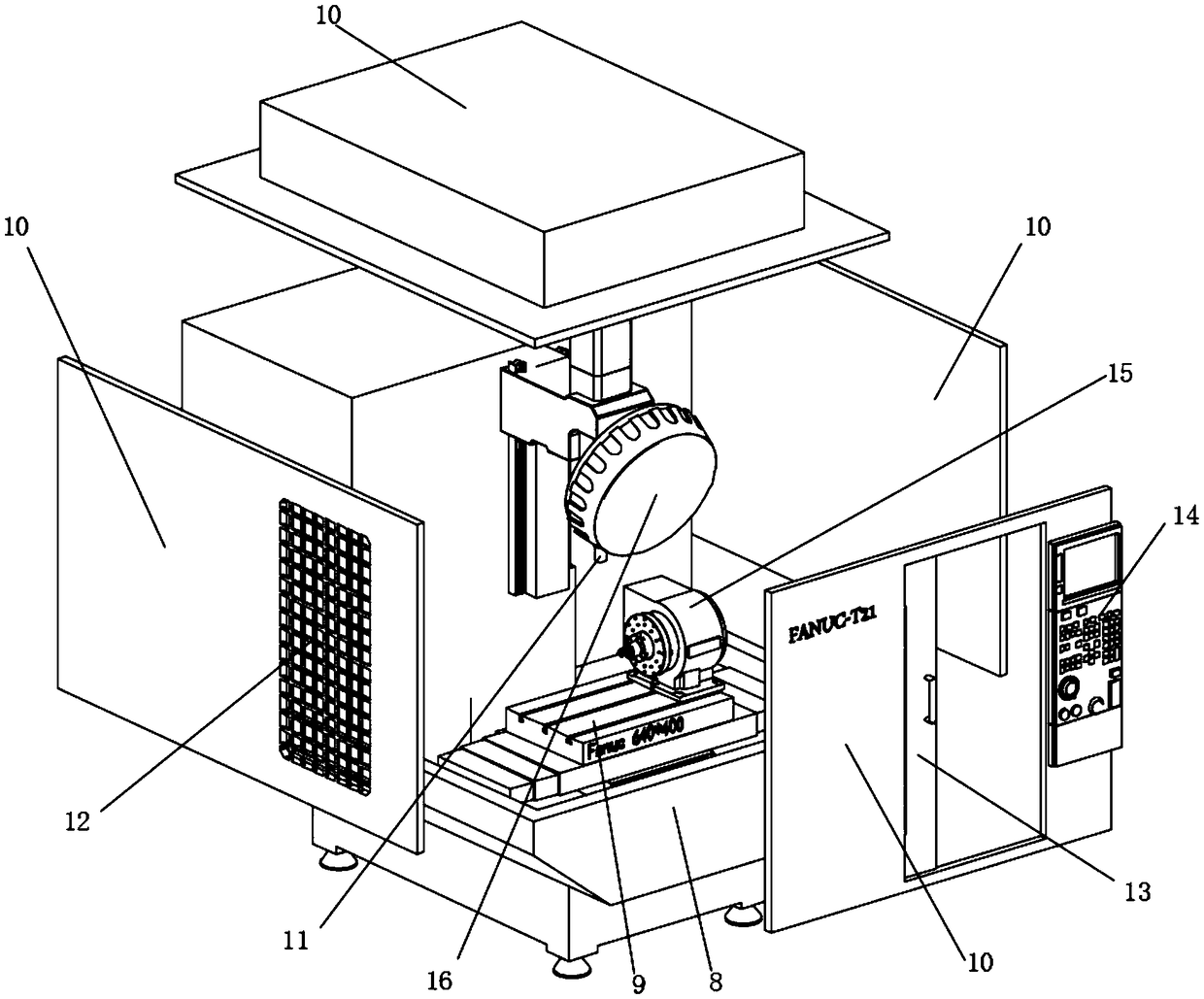 Fan blade machining equipment and method