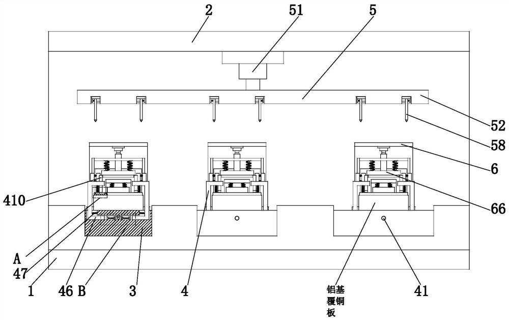 Aluminum-based copper-clad plate manufacturing and processing system