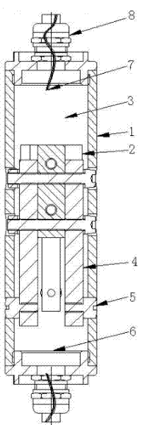 Drill hole vector stress sensor for mine