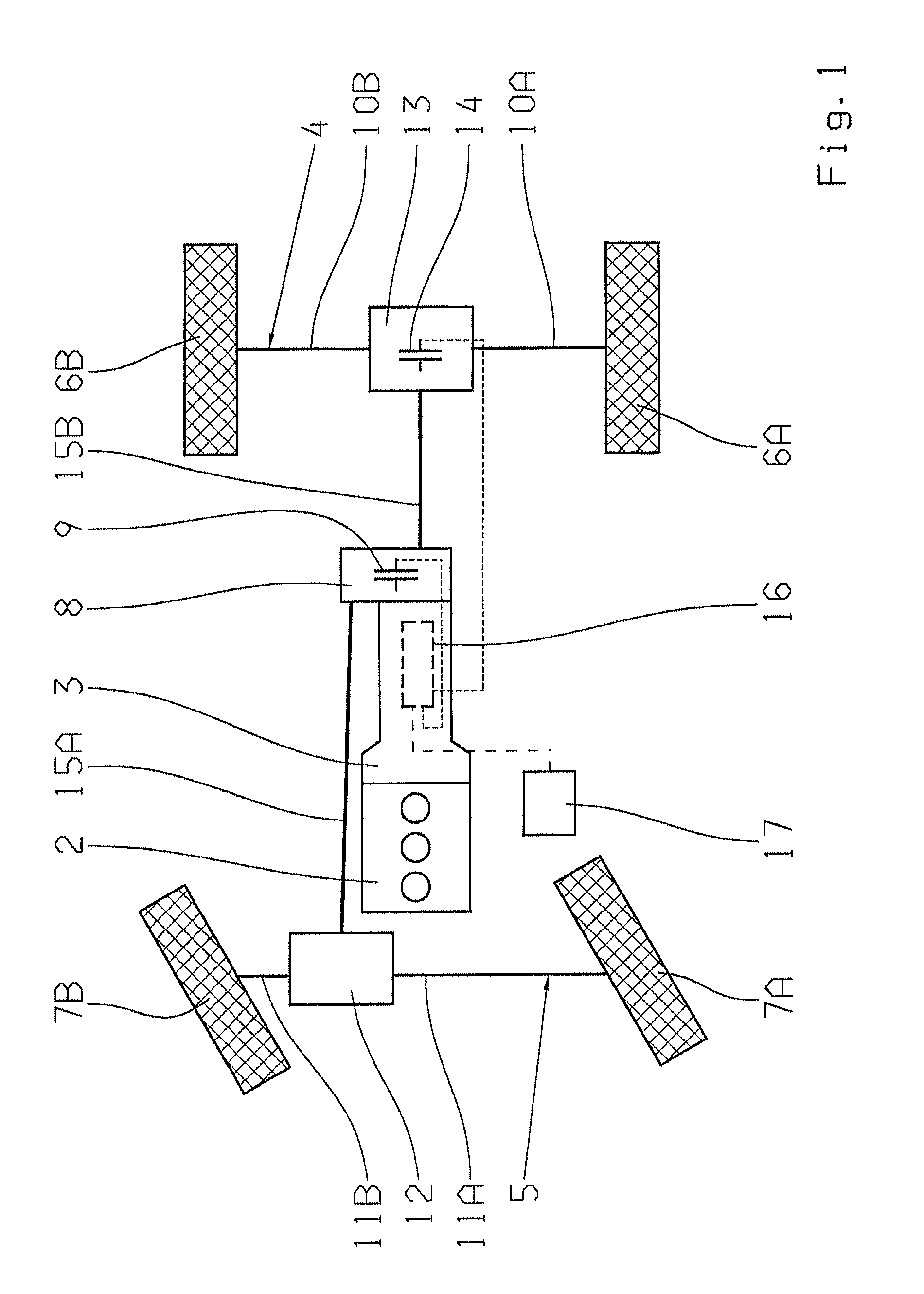 Determination method for actuation touch point pressure value of a friction shift element