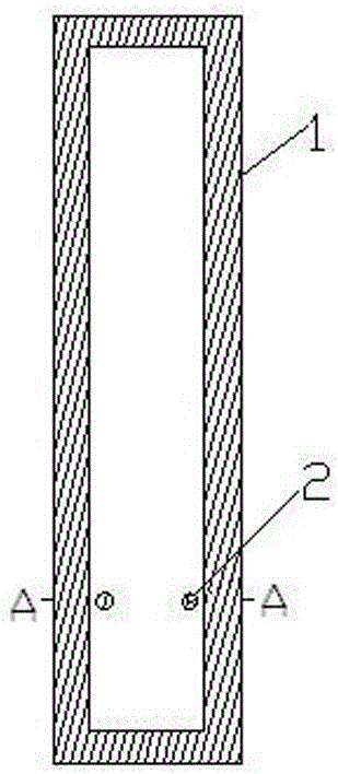 Efficient liquid distributing pipe