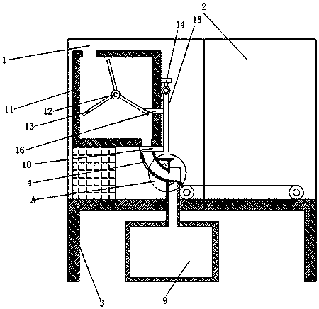 Automatic machining device for rail accessories