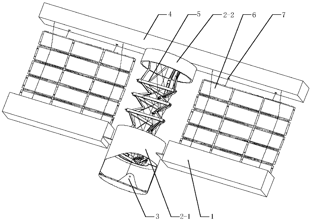 Unfolding mechanism of flexible solar wing for space station