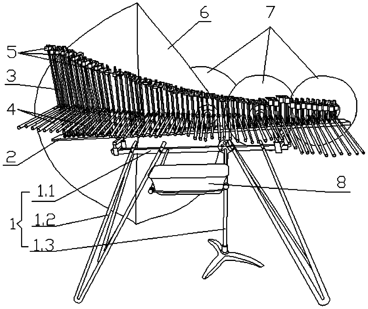 Glass musical instrument with playing level