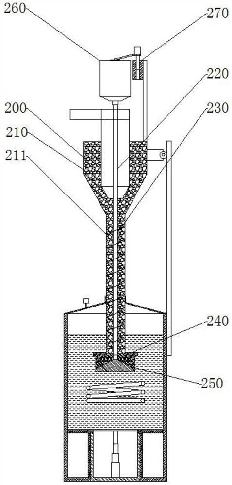 Medicinal material decocting and separating device and medicinal material decocting and separating method