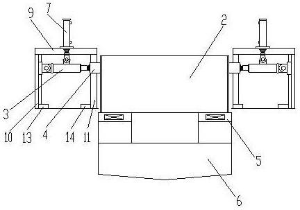 A kind of anti-twist method for shaft tunneling