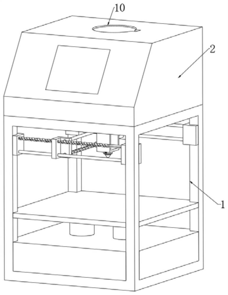 3D printer capable of circularly supplying materials