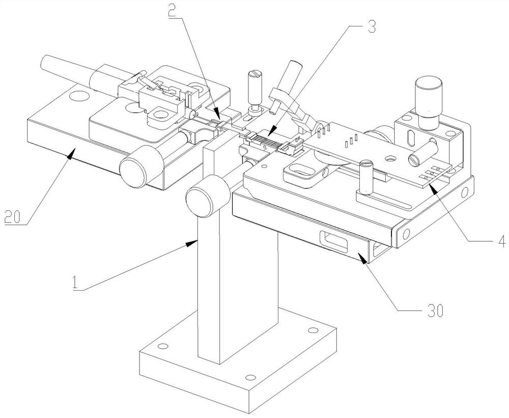 A dual-fiber matrix coupling chip device