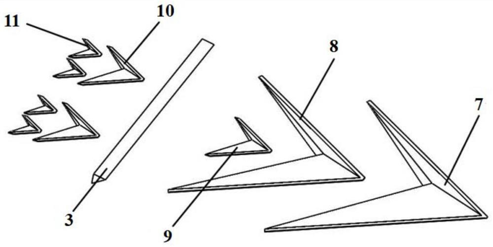 Vibration conveying and flow guide screening device used before tobacco material winnowing