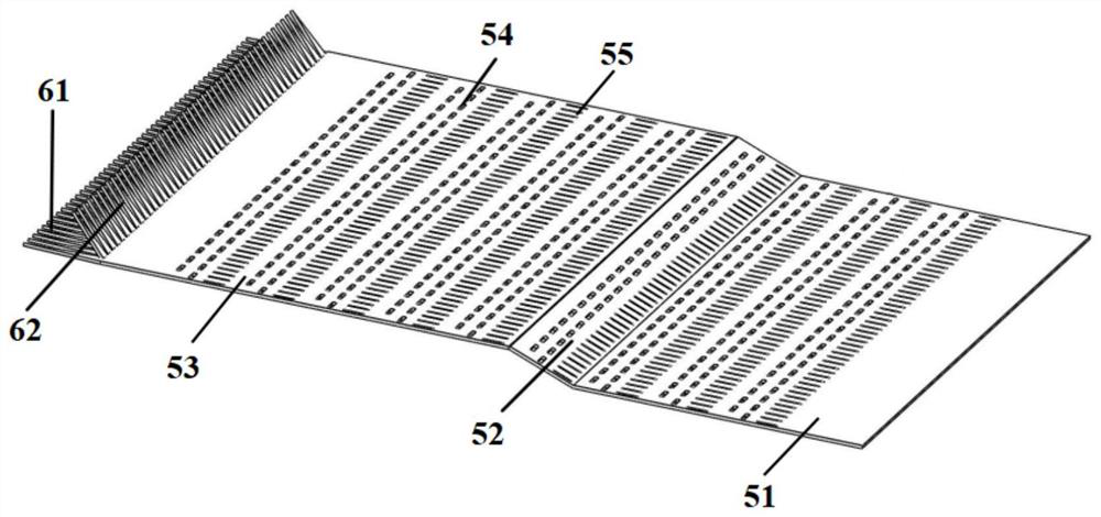 Vibration conveying and flow guide screening device used before tobacco material winnowing