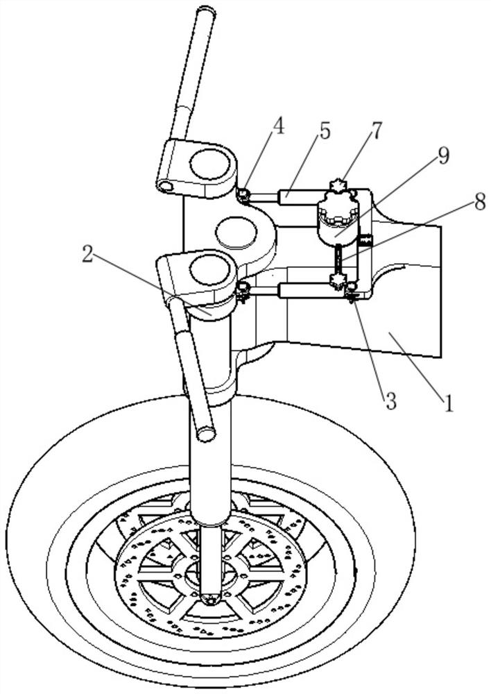 Motorcycle direction damper