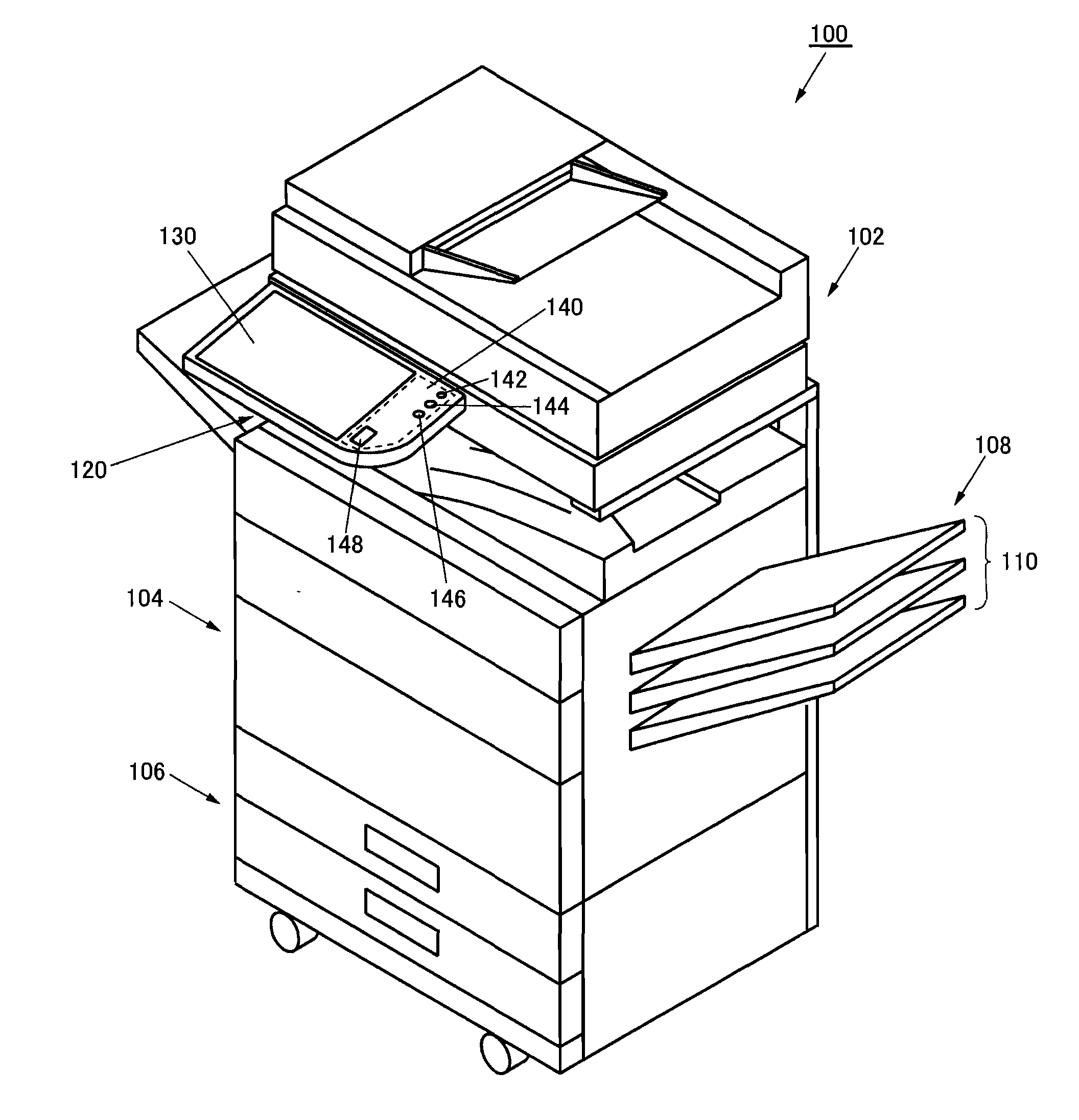 Display device, electronic device and image processing apparatus including the display device, and method of displaying information