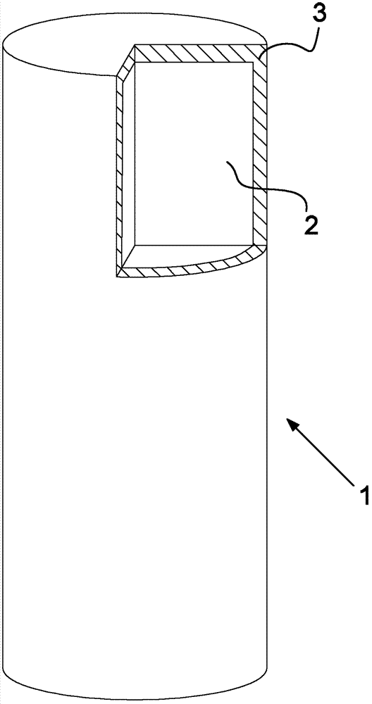 Fiber porous titanium rod for repair of ischemic necrosis of femoral head