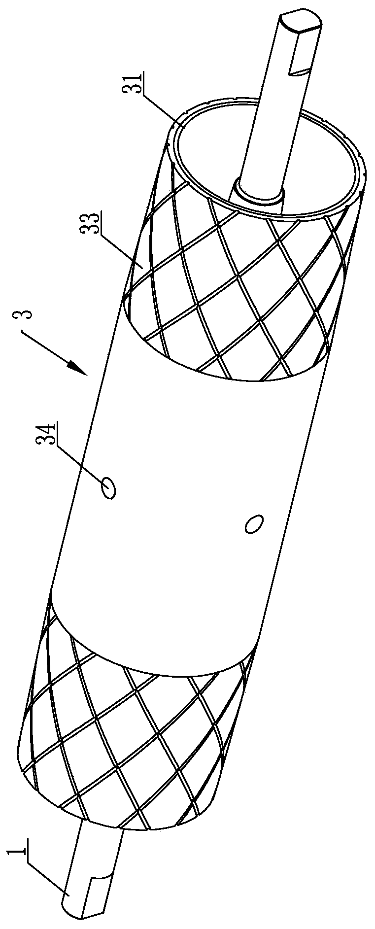 Four-direction belt conveyor self-deviation-adjusting roller with axial displacement