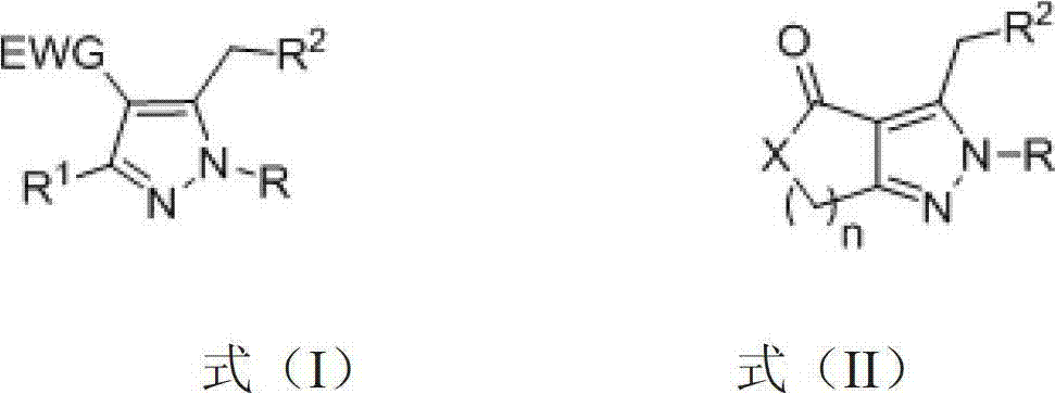 Preparation method of electron-deficient group-containing multi-substituted pyrazole derivative