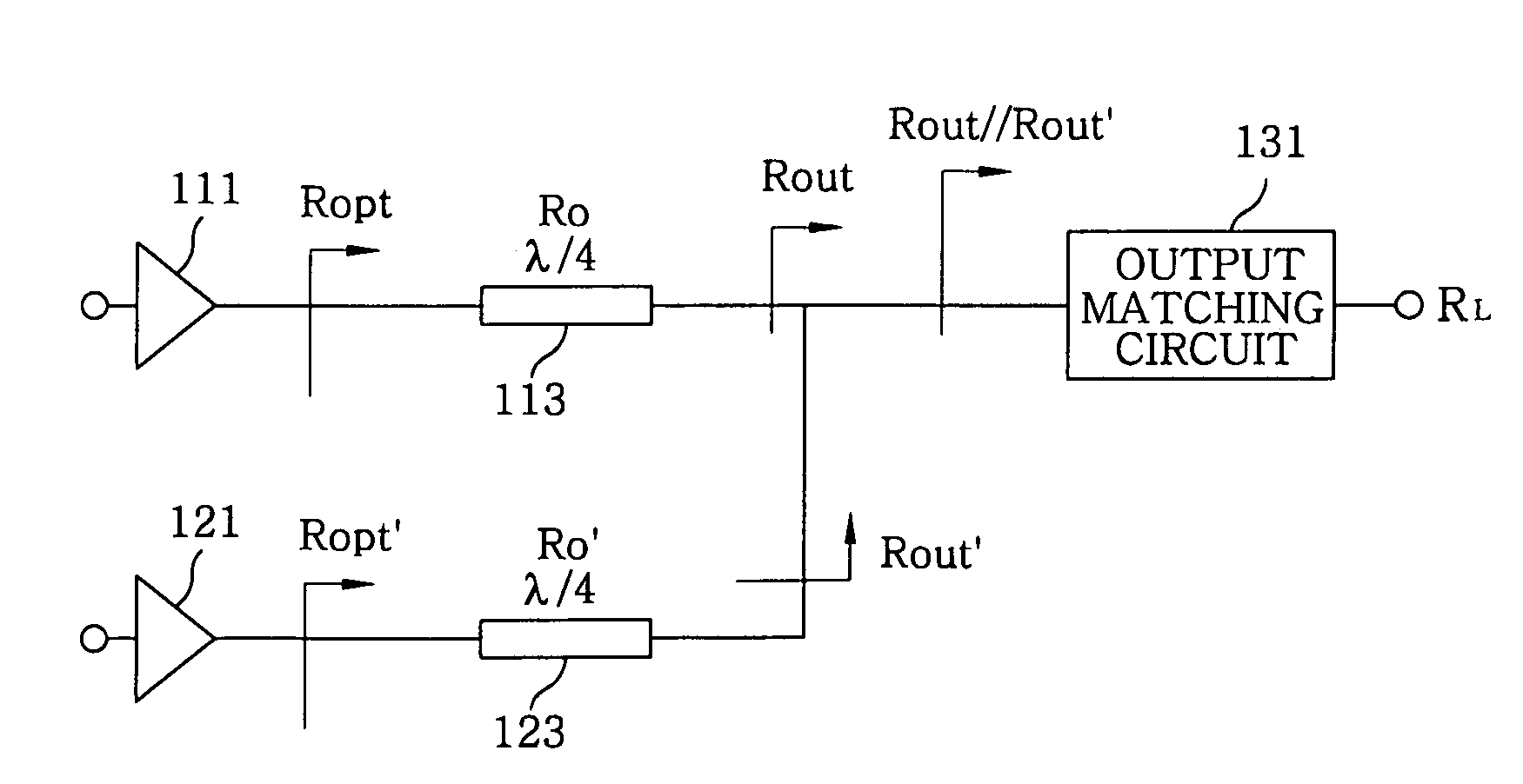 Broadband power amplifier