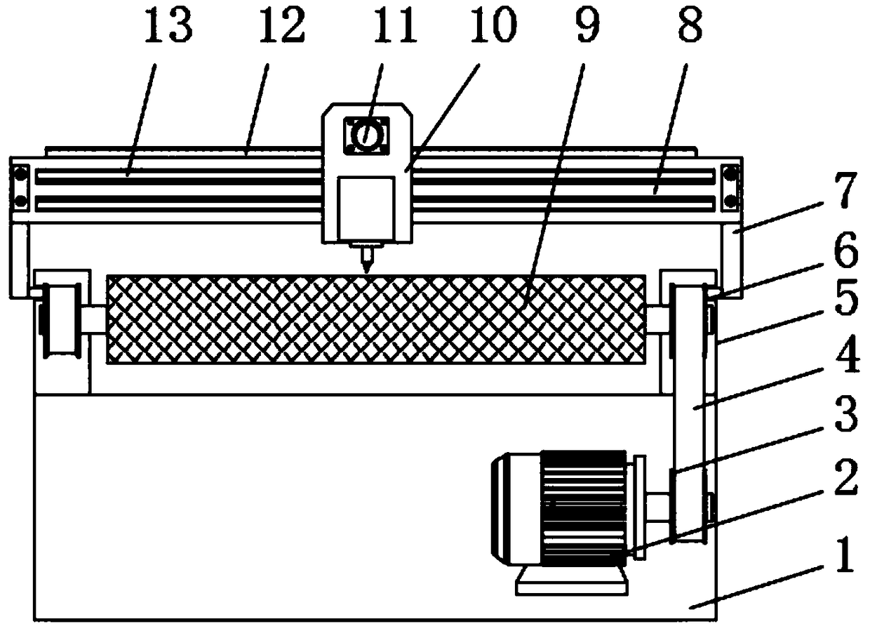 Cutting device convenient to fix for processing microfiber leather