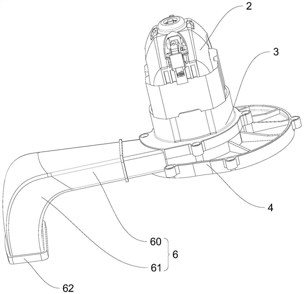 Mower with independent heat dissipation air duct